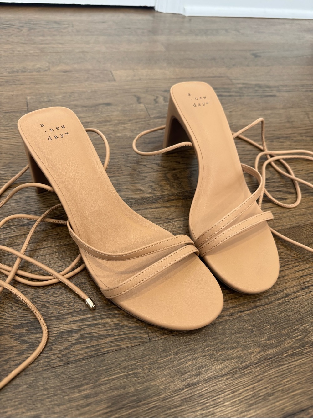 A New Day Marcia Sandals Heels Nude 7.5